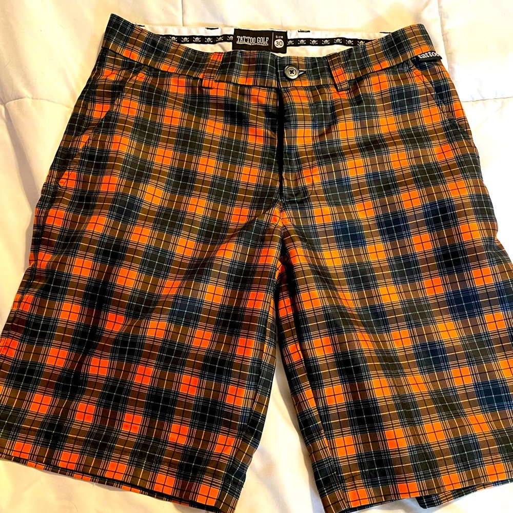 Men’s Golf shorts from tattoo golf.